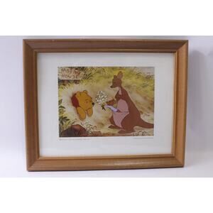 Roo Has A Little Surprise For You, Print, Framed, Glass Cover, Pooh Stuck at